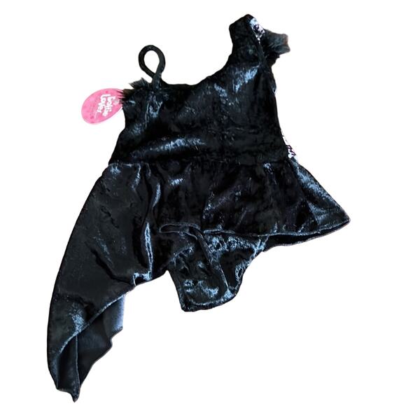 Dottie Loves Dancewear Girls XS Animal Print Leotard Boa Dress Up - Picture 2 of 9